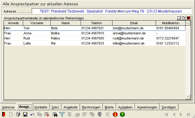 Seite Ansprechpartner