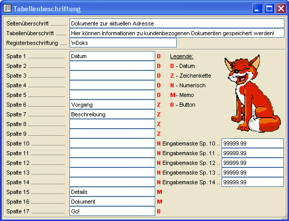 Konfiguration Dokumente